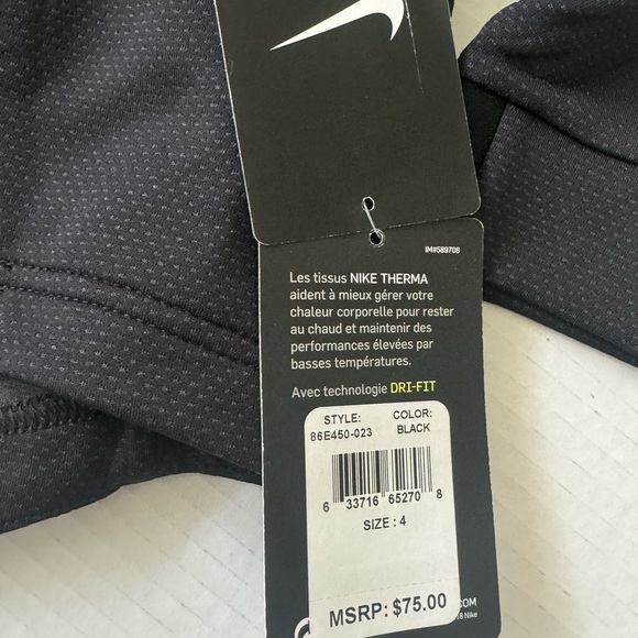 Nike Therma Flex Showtime Hoodie Boys Youth‎ zip Sweatshirt Hoodie Size 4 - Picture 8 of 8